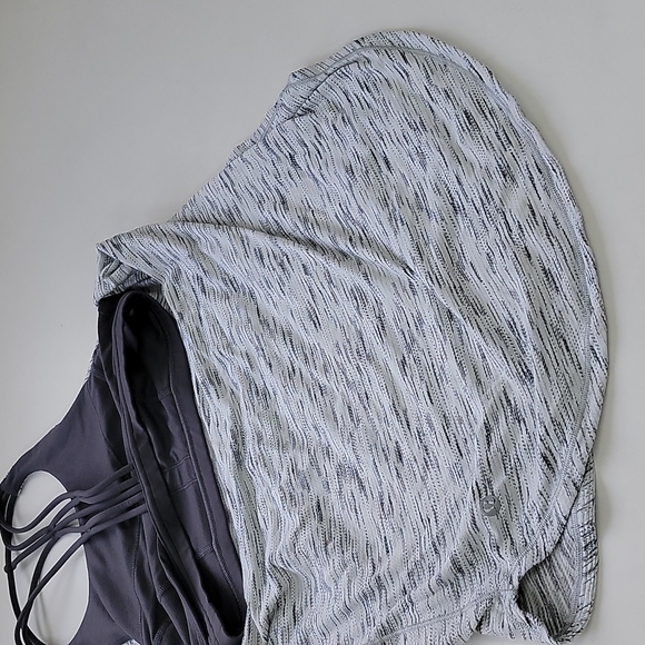 Lululemon Raise The Barre TankTiger Space Dye Black White / Dark Carbon - Picture 10 of 14